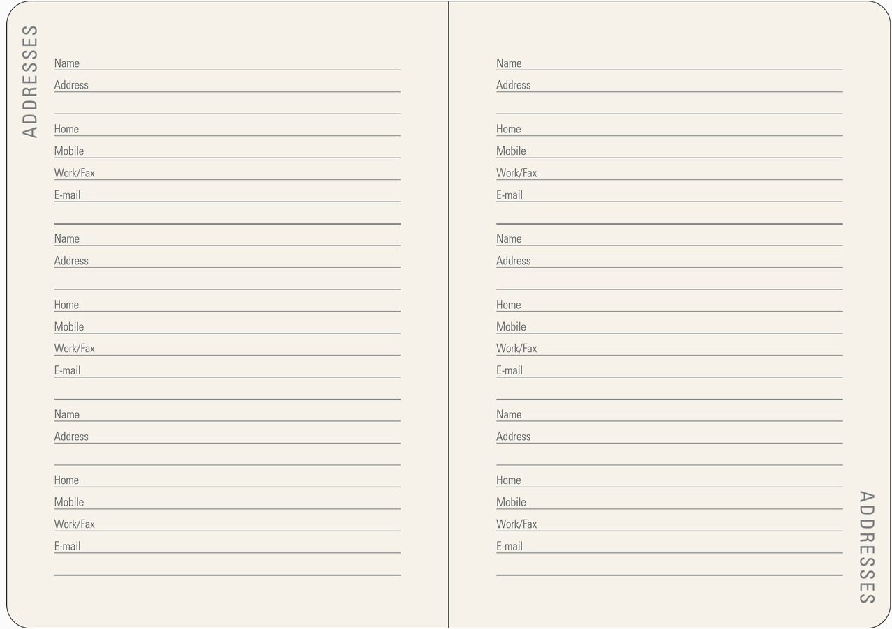 2025 Weekly Peony Planner