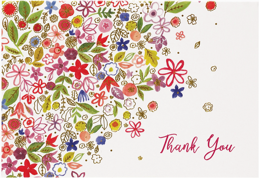 Floral Daydream Thank You Note Cards